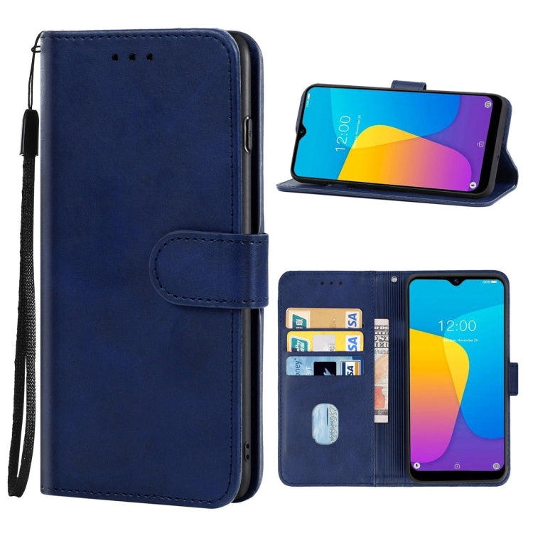 Leather Phone Case For Doogee Y8C / X90(Blue) - More Brand by buy2fix | Online Shopping UK | buy2fix