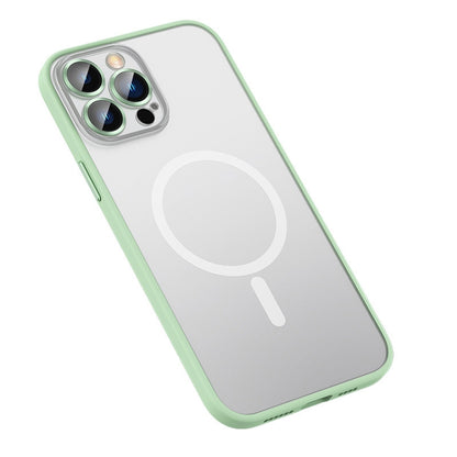 For iPhone 13 Pro Max MagSafe Matte Phone Case (Green) - iPhone 13 Pro Max Cases by buy2fix | Online Shopping UK | buy2fix