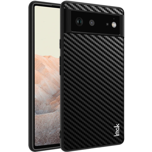 For Google Pixel 6 imak LX-5 Series PC + TPU Case with Screen Protector(Carbon Fiber Texture) - Google Cases by imak | Online Shopping UK | buy2fix