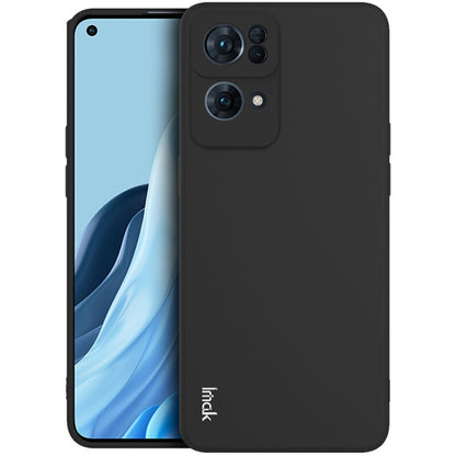 For OPPO Reno7 Pro 5G imak UC-4 Series Straight Edge TPU Soft Protective Case(Black) - OPPO Cases by imak | Online Shopping UK | buy2fix