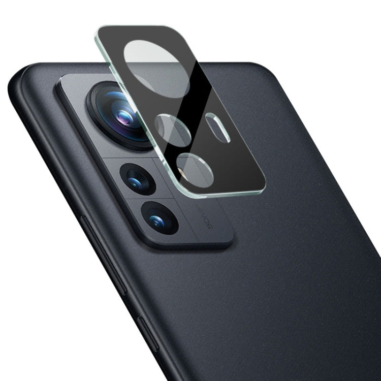 imak Integrated Rear Camera Lens Tempered Glass Film with Lens Cap Black Version For Xiaomi 12 Pro -  by imak | Online Shopping UK | buy2fix