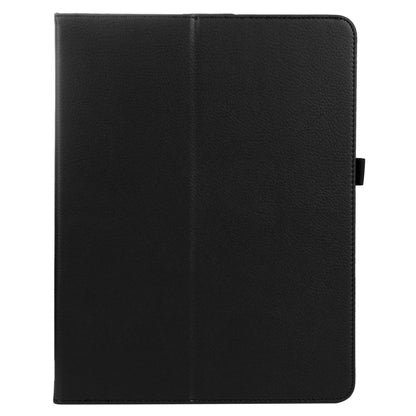 For iPad Air 13 2024 / iPad Pro 12.9 2022 / 2021 / 2020 / 2018 Litchi Texture Solid Color Leather Tablet Case(Black) - iPad Pro 12.9 (2022/2021) Cases by buy2fix | Online Shopping UK | buy2fix