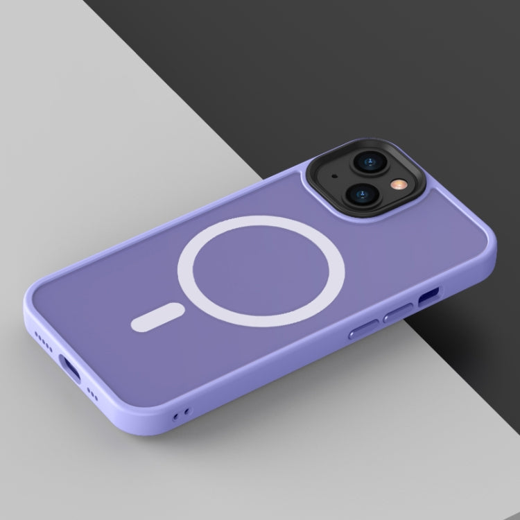 For iPhone 12 Magsafe Magnetic Phone Case(Light Purple) - iPhone 12 / 12 Pro Cases by buy2fix | Online Shopping UK | buy2fix