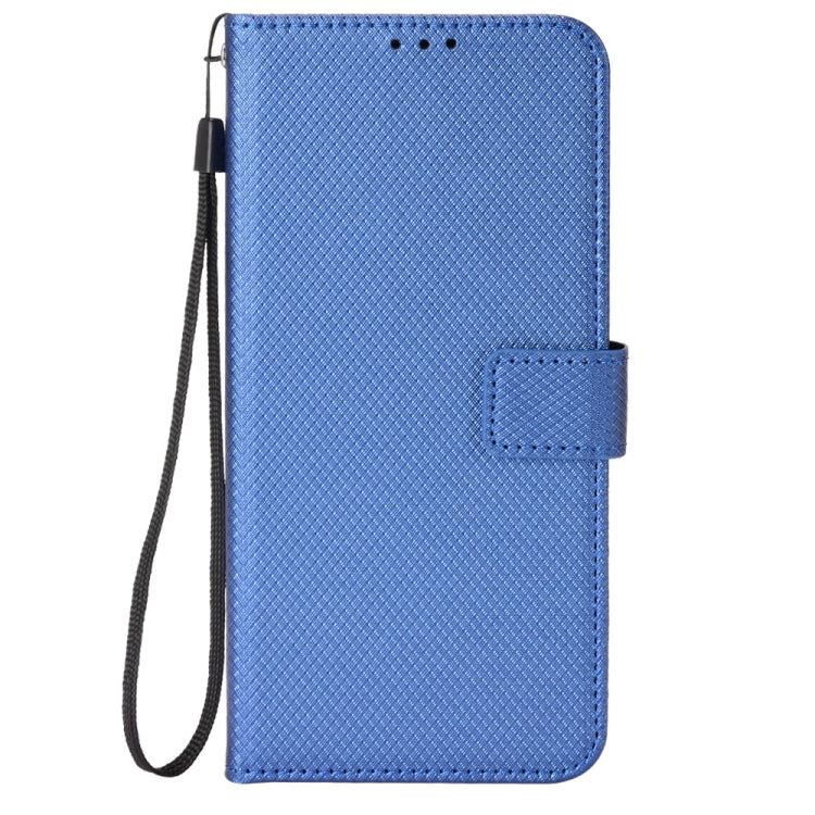 For DOOGEE N40 Pro Diamond Texture Leather Phone Case(Blue) - Doogee Cases by buy2fix | Online Shopping UK | buy2fix