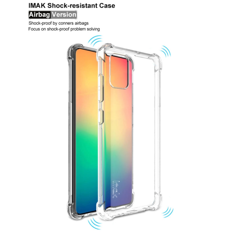 For Galaxy A51 IMAK All-inclusive Shockproof Airbag TPU Case with Screen Protector(Transparent) - Galaxy Phone Cases by imak | Online Shopping UK | buy2fix