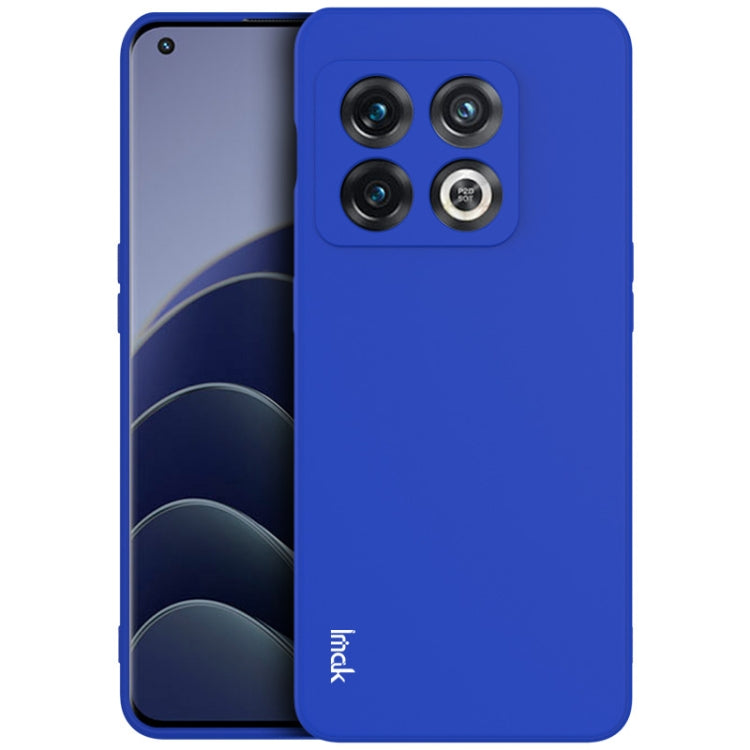 For OnePlus 10 Pro 5G IMAK UC-4 Series Straight Edge TPU Soft Phone Case(Blue) - OnePlus Cases by imak | Online Shopping UK | buy2fix