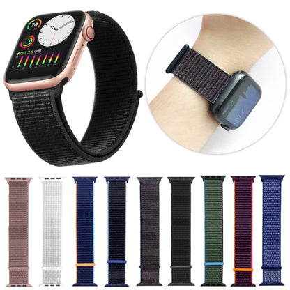 For Apple Watch Apple Watch Ultra 49mm&Watch Ultra 2 49mm / Series 9&8&7 45mm / SE 3&SE 2&6&SE&5&4 44mm / 3&2&1 42mm Mutural Nylon Watch Band(Charcoal Color) - Watch Bands by Mutural | Online Shopping UK | buy2fix