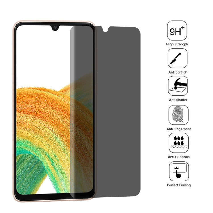 Full Cover Anti-peeping Tempered Glass Film For Samsung Galaxy A33 5G - Galaxy Tempered Glass by buy2fix | Online Shopping UK | buy2fix