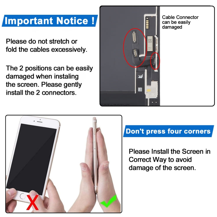 JK inell LCD Screen For iPhone 12 / 12 Pro - LCD Related Parts by JK | Online Shopping UK | buy2fix