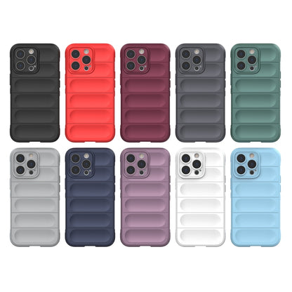 For iPhone 13 Pro Magic Shield TPU + Flannel Phone Case (Red) - iPhone 13 Pro Cases by buy2fix | Online Shopping UK | buy2fix