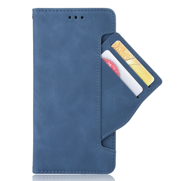 For Blackview A95 Skin Feel Calf Texture Card Slots Leather Phone Case(Blue) - More Brand by buy2fix | Online Shopping UK | buy2fix