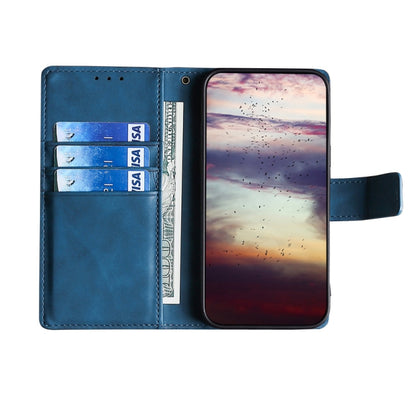 For Blackview A70 Skin Feel Crocodile Magnetic Clasp Leather Phone Case(Blue) - More Brand by buy2fix | Online Shopping UK | buy2fix