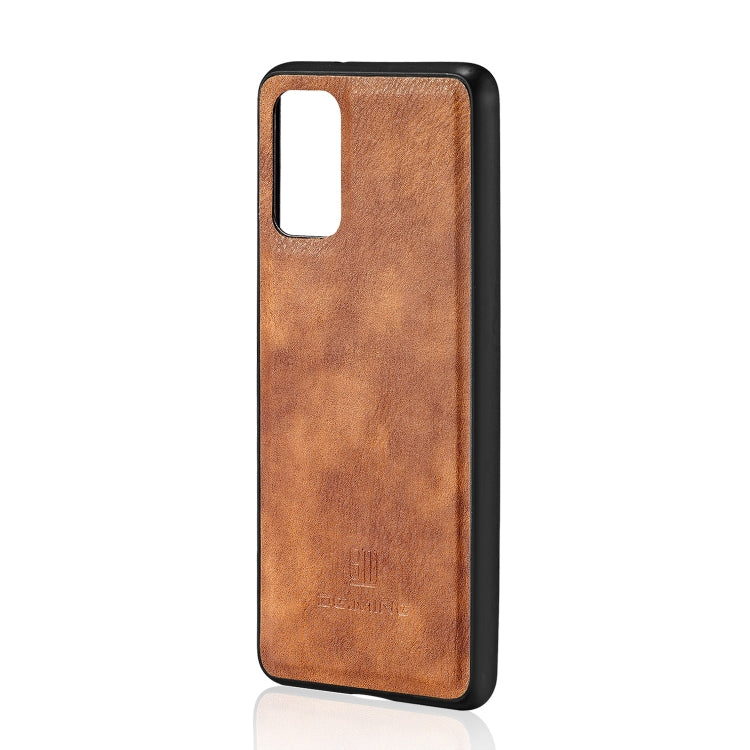 For Galaxy S20 Ultra DG.MING Crazy Horse Texture Flip Detachable Magnetic Leather Case with Holder & Card Slots & Wallet(Brown) - Galaxy Phone Cases by DG.MING | Online Shopping UK | buy2fix