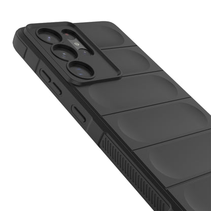 For Samsung Galaxy S21 Ultra  5G Magic Shield TPU + Flannel Phone Case(Dark Green) - Galaxy S21 Ultra 5G Cases by buy2fix | Online Shopping UK | buy2fix