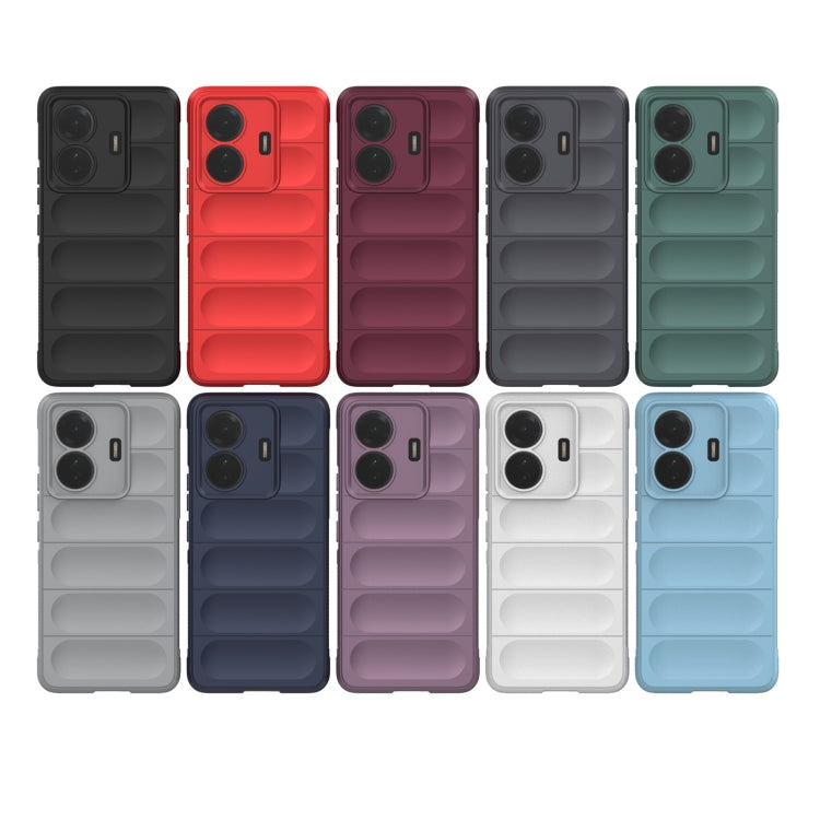 For vivo s15e Magic Shield TPU + Flannel Phone Case(Purple) - vivo Cases by buy2fix | Online Shopping UK | buy2fix