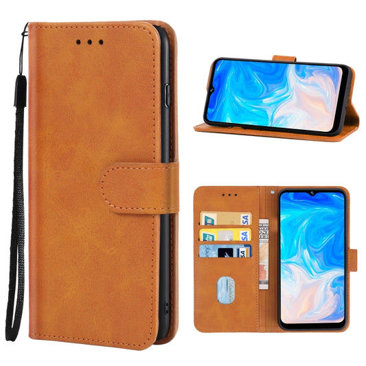 For DOOGEE N40 Pro Leather Phone Case(Brown) - Doogee Cases by buy2fix | Online Shopping UK | buy2fix