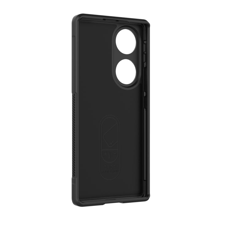 For Honor 70 5G Magic Shield TPU + Flannel Phone Case(Dark Green) - Honor Cases by buy2fix | Online Shopping UK | buy2fix