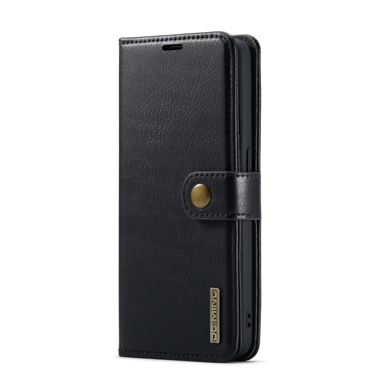 For OnePlus Nord N20 5G DG.MING Crazy Horse Texture Detachable Magnetic Leather Phone Case(Black) - OnePlus Cases by DG.MING | Online Shopping UK | buy2fix