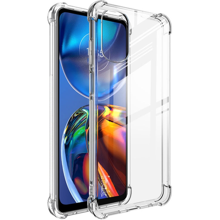 For Motorolo Moto E32 4G IMAK All-inclusive Shockproof Airbag TPU Case with Screen Protector (Transparent) - Motorola Cases by imak | Online Shopping UK | buy2fix