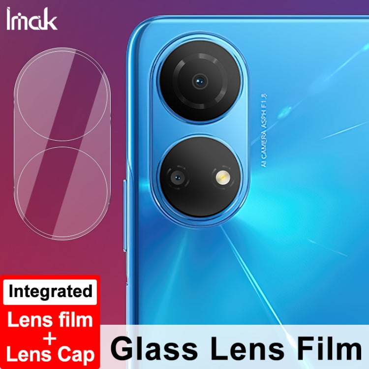 For Honor Play 30 Plus 5G / X7 2022 imak Integrated Rear Camera Lens Tempered Glass Film with Lens Cap - vivo Tempered Glass by imak | Online Shopping UK | buy2fix