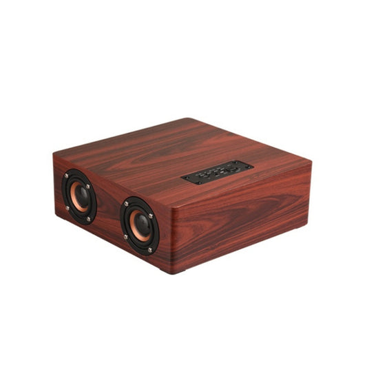 Q5 Home Computer TV Wooden Wireless Bluetooth Speaker(Red) - Desktop Speaker by buy2fix | Online Shopping UK | buy2fix