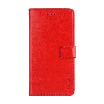 For Blackview BV9800 Pro idewei Crazy Horse Texture Horizontal Flip Leather Case with Holder & Card Slots & Wallet(Red) - More Brand by idewei | Online Shopping UK | buy2fix