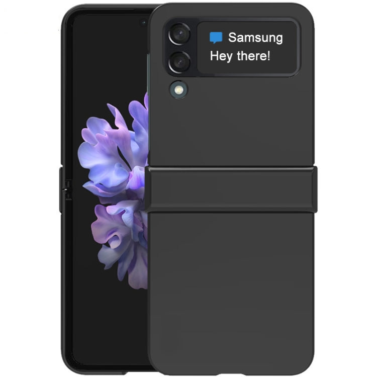 For Samsung Galaxy Z Flip3 5G IMAK JS-3 Series Colorful PC Case(Black) - Galaxy Phone Cases by imak | Online Shopping UK | buy2fix