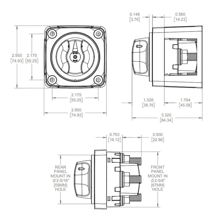 CP-0085-05 300 Amp Battery Power Off Switche - Marine Accessories & Parts by buy2fix | Online Shopping UK | buy2fix