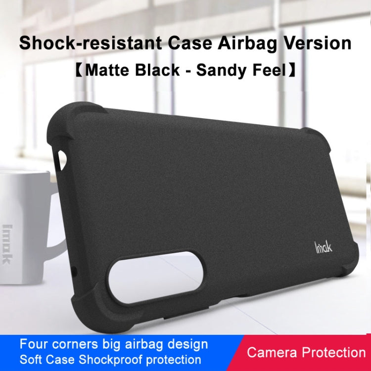 For HTC Desire 22 Pro 5G IMAK All-inclusive Shockproof Airbag TPU Case (Matte Black) - HTC by imak | Online Shopping UK | buy2fix