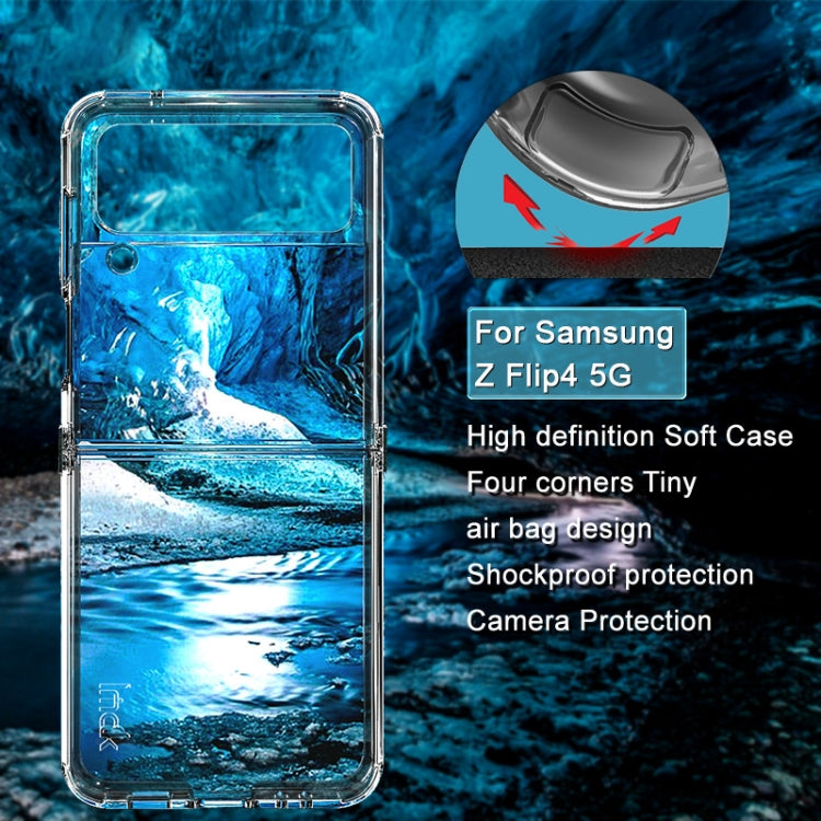 For Samsung Galaxy Z Flip4 5G imak UX-6 series All-inclusive Shockproof Airbag TPU Invisible Phone Case(Transparent) - Galaxy Z Flip4 5G Cases by imak | Online Shopping UK | buy2fix