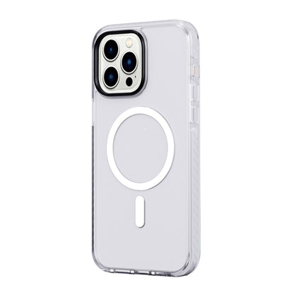 For iPhone 14 Pro Max ROCK Double-layer Armor Shield MagSafe Magnetic Phone Case (White) - iPhone 14 Pro Max Cases by ROCK | Online Shopping UK | buy2fix