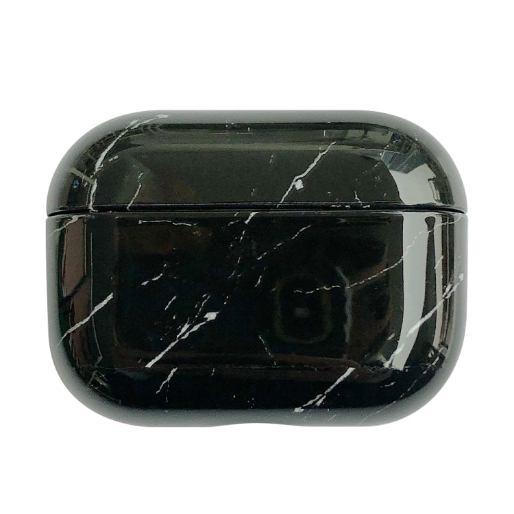 For AirPods Pro 2 Marble Pattern Wireless Earphone Protective Case(Black White) - For AirPods Pro 2 by buy2fix | Online Shopping UK | buy2fix