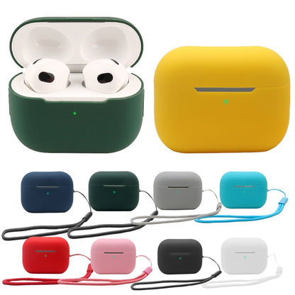 For AirPods Pro 2 2.0mm Solid Color Silicone Protective Cover(Blue) - For AirPods Pro 2 by buy2fix | Online Shopping UK | buy2fix