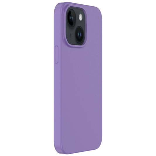 For iPhone 14 Mutural Karen Series Liquid Silicone Magsafe Phone Case(Purple) - iPhone 14 Cases by Mutural | Online Shopping UK | buy2fix