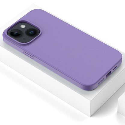 For iPhone 14 Mutural Karen Series Liquid Silicone Magsafe Phone Case(Purple) - iPhone 14 Cases by Mutural | Online Shopping UK | buy2fix
