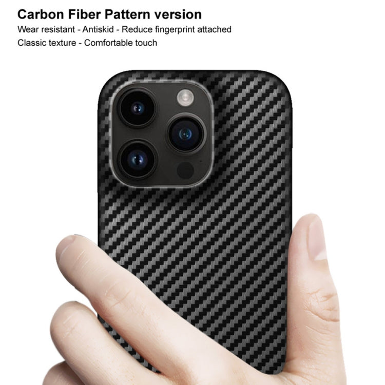 For iPhone 14 Pro Max IMAK Ruiyi Series Carbon Fiber PU + PC Phone Case - iPhone 14 Pro Max Cases by imak | Online Shopping UK | buy2fix