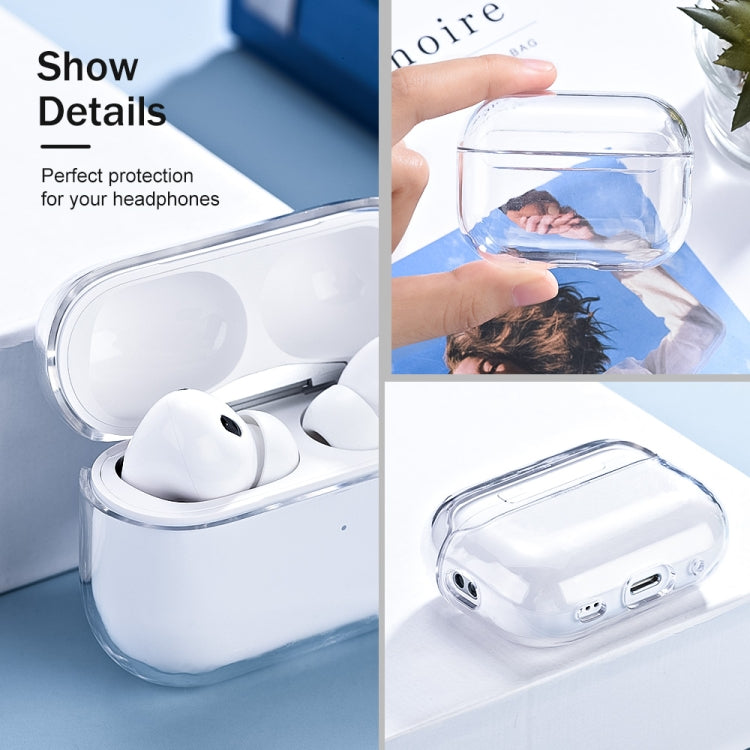 For AirPods Pro 2 Earphone Transparent PC Protective Case - For AirPods Pro 2 by buy2fix | Online Shopping UK | buy2fix