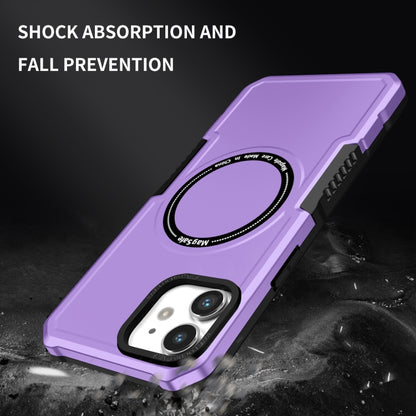 For iPhone 11 MagSafe Shockproof Armor Phone Case(Purple) - iPhone 11 Cases by buy2fix | Online Shopping UK | buy2fix