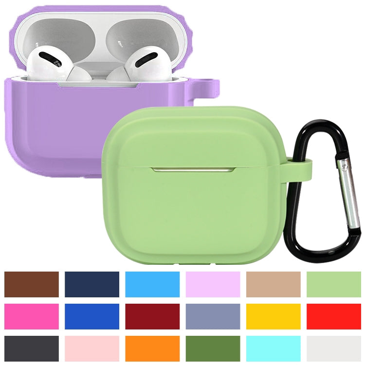 For AirPods Pro 2 Striped Shockproof Earphone Case(Milk Tea) - For AirPods Pro 2 by buy2fix | Online Shopping UK | buy2fix