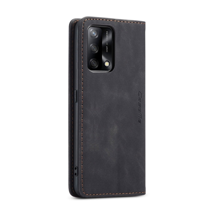 CaseMe 013 Multifunctional Horizontal Flip Leather Phone Case For OPPO F19/F19S/A74 4G/A95 4G/Reno6 Lite 4G Global(Black) - OPPO Cases by CaseMe | Online Shopping UK | buy2fix