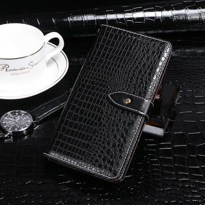 For Blackview BV9800 Pro idewei Crocodile Texture Horizontal Flip Leather Case with Holder & Card Slots & Wallet(Black) - More Brand by idewei | Online Shopping UK | buy2fix