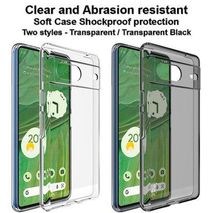For Google Pixel 7 Pro IMAK UX-5 Series Transparent Shockproof TPU Protective Phone Case(Transparent) - Google Cases by imak | Online Shopping UK | buy2fix