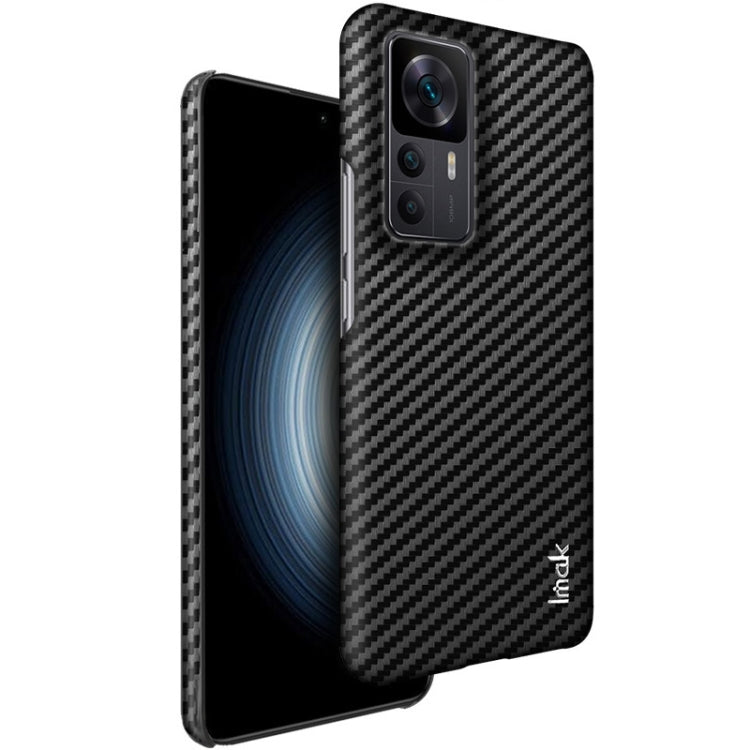 For Xiaomi 12T 5G/Redmi K50 Ultra 5G imak Ruiyi Series Carbon Fiber PU + PC Phone Case - Xiaomi Cases by imak | Online Shopping UK | buy2fix