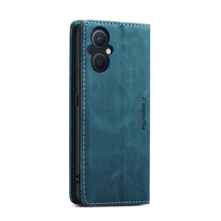 CaseMe 013 Multifunctional Horizontal Flip Leather Phone Case For OPPO Reno7 Z Global/Reno7 Lite Global/Reno8 Lite Global/F21 Pro 5G Global/Reno8 Z Global(Blue) - OPPO Cases by CaseMe | Online Shopping UK | buy2fix