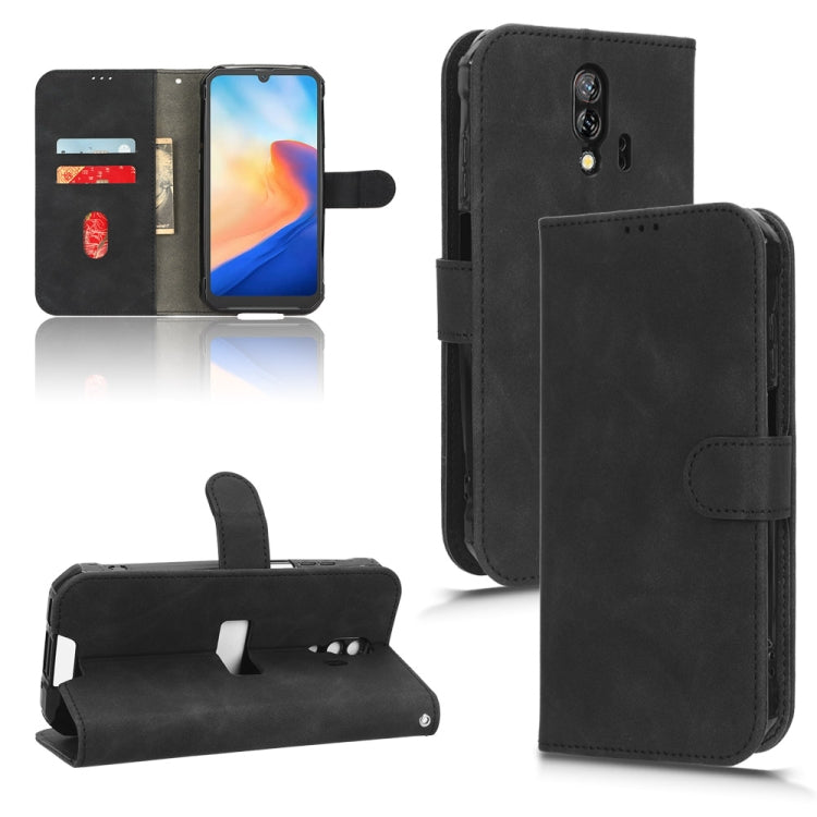 For Blackview BV7200 Skin Feel Magnetic Flip Leather Phone Case(Black) - More Brand by buy2fix | Online Shopping UK | buy2fix