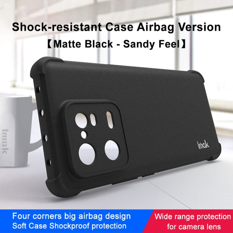For Xiaomi 13 Pro 5G imak Shockproof Airbag TPU Phone Case(Matte Black) - 13 Pro Cases by imak | Online Shopping UK | buy2fix