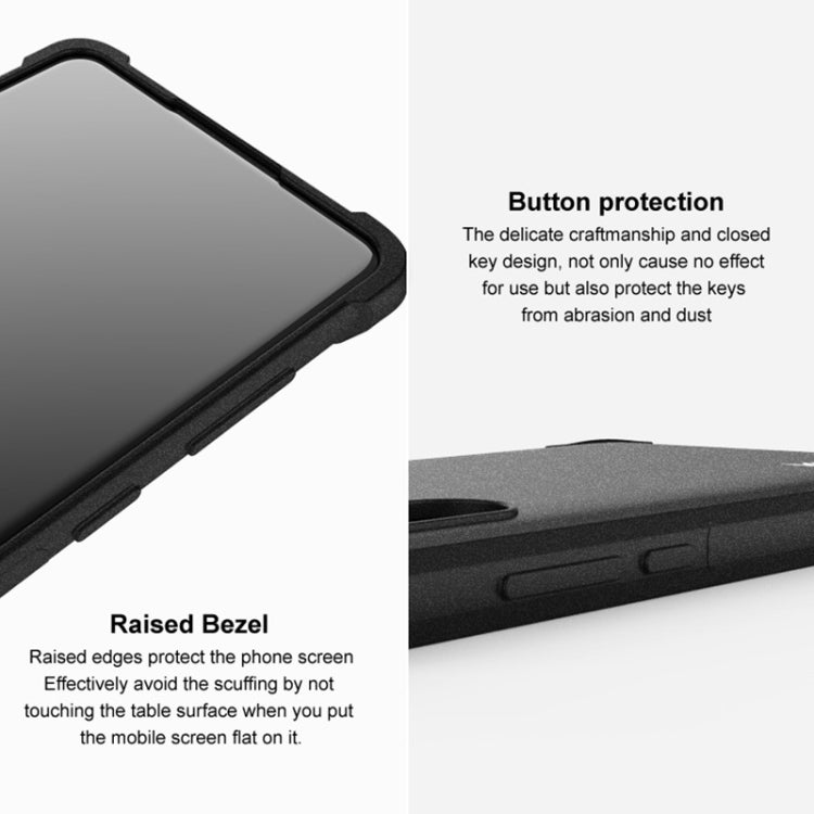 For Motorola Moto X40 5G imak Shockproof Airbag TPU Phone Case(Matte Grey) - Motorola Cases by imak | Online Shopping UK | buy2fix