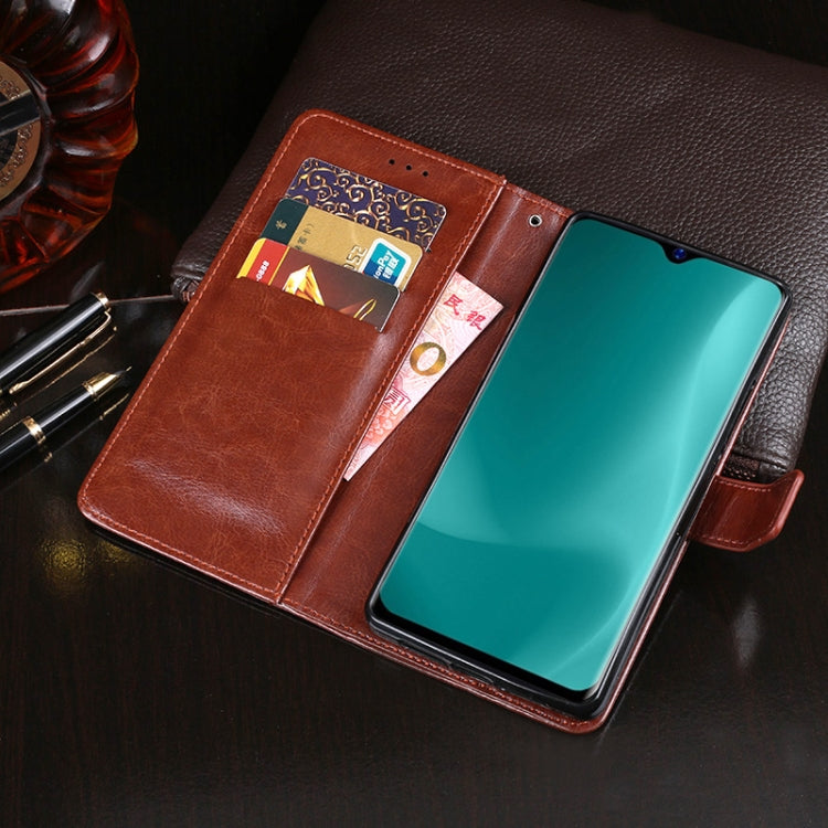 For Blackview A60 idewei Crazy Horse Texture Horizontal Flip Leather Case with Holder & Card Slots & Wallet(Brown) - More Brand by idewei | Online Shopping UK | buy2fix