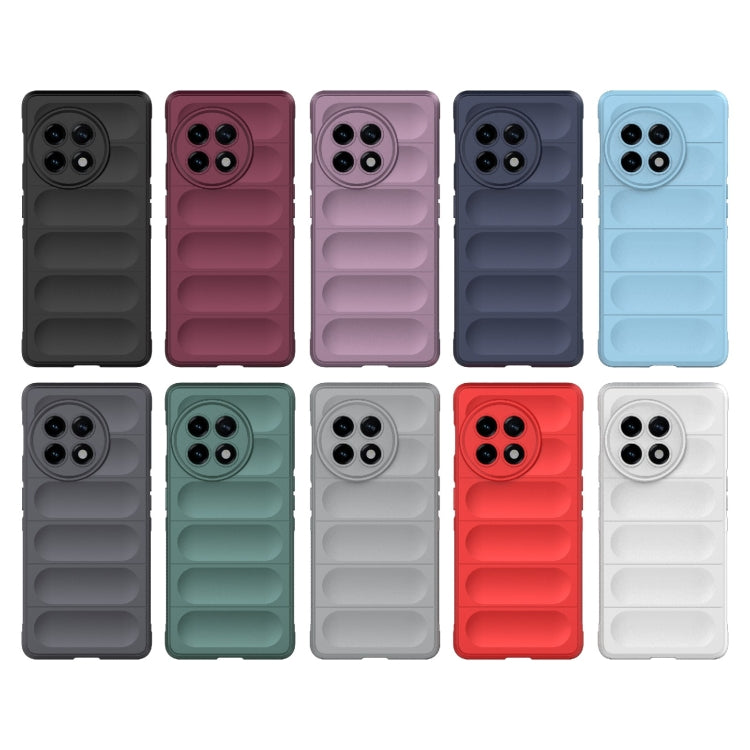 For OnePlus ACE 5G Magic Shield TPU + Flannel Phone Case(Purple) - OnePlus Cases by buy2fix | Online Shopping UK | buy2fix