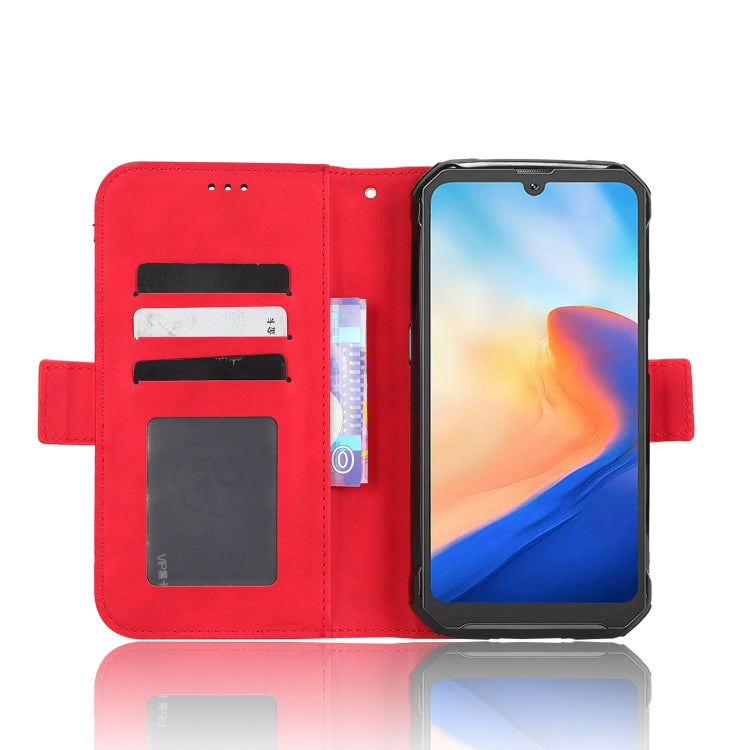 For Blackview BV7200 Skin Feel Calf Texture Card Slots Leather Phone Case(Red) - More Brand by buy2fix | Online Shopping UK | buy2fix